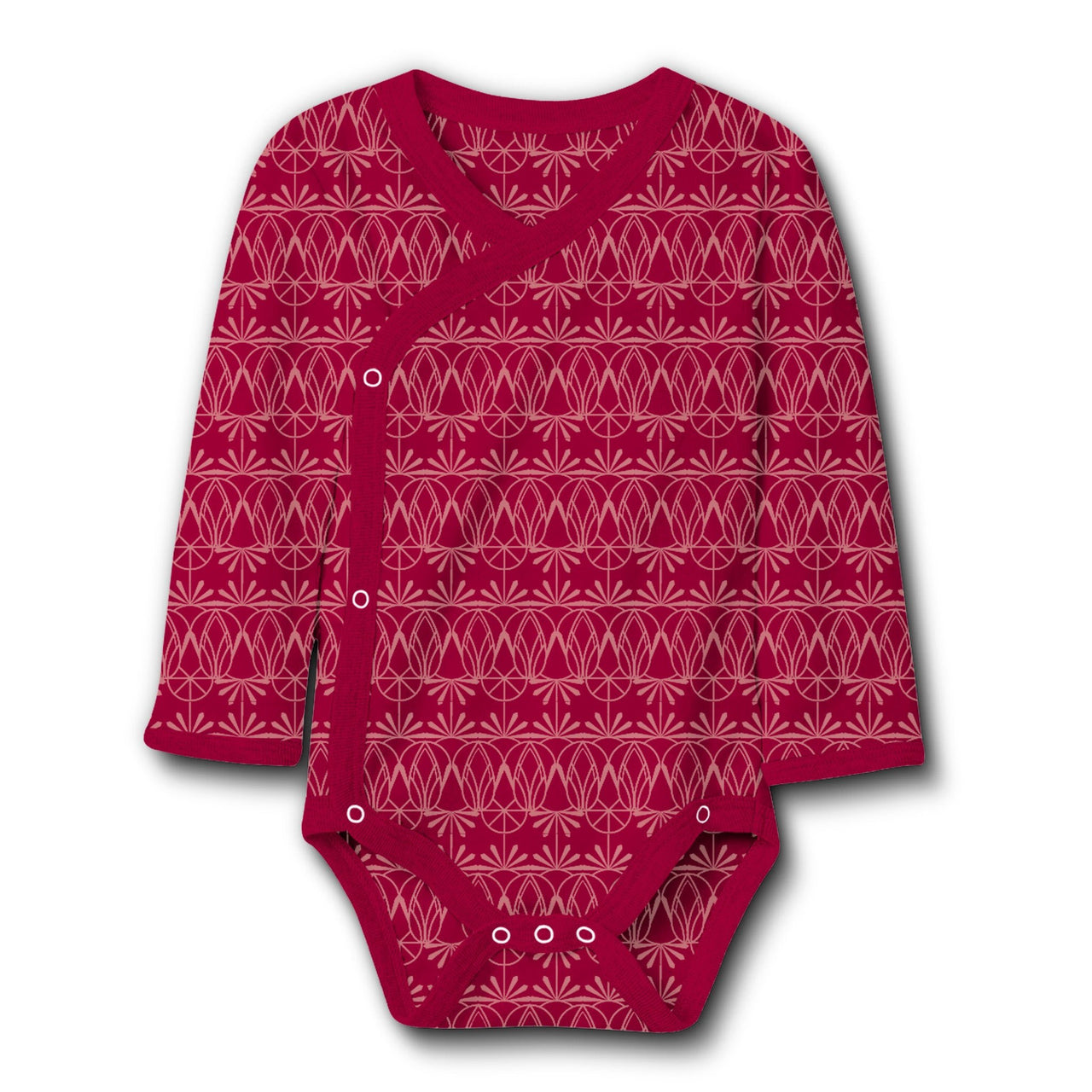 Cranberry Bloom Romper - Baby Cashmero